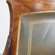 Leather and wooden Empire style side/desk chair from the early 20th century