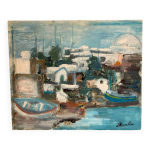 Village au bord de l’eau