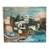 Village by the water