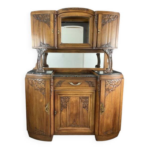 Buffet Art Nouveau De La Première Moitié Du XXe