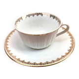 Royal ADP France Genuine Luxury Porcelain Coffee Cup / Saucer
