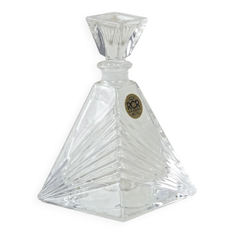 Glass carafe, Italian design, 1970s, manufactured by RCR Cristalleria Itali