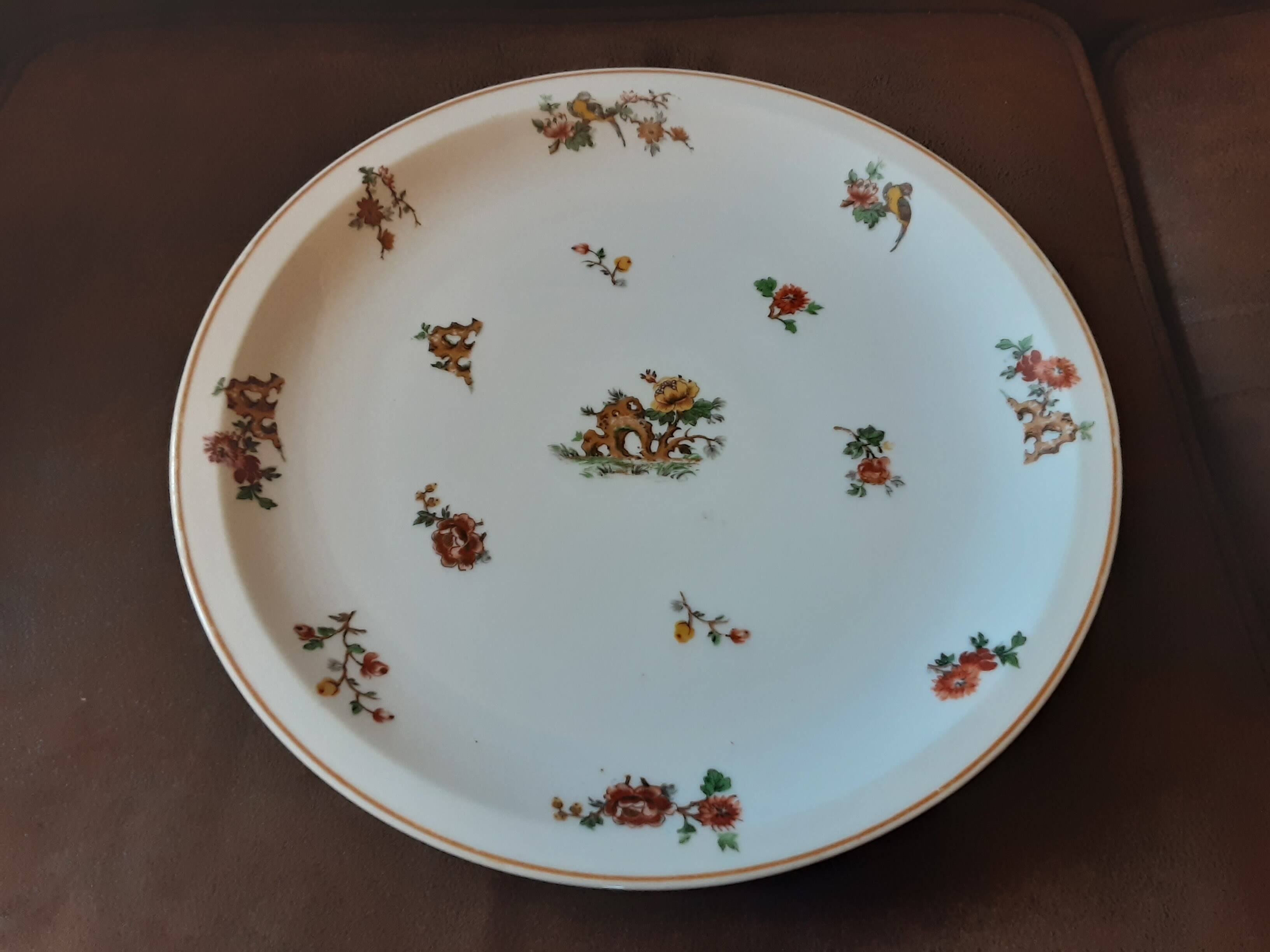 Large Limoges porcelain dish