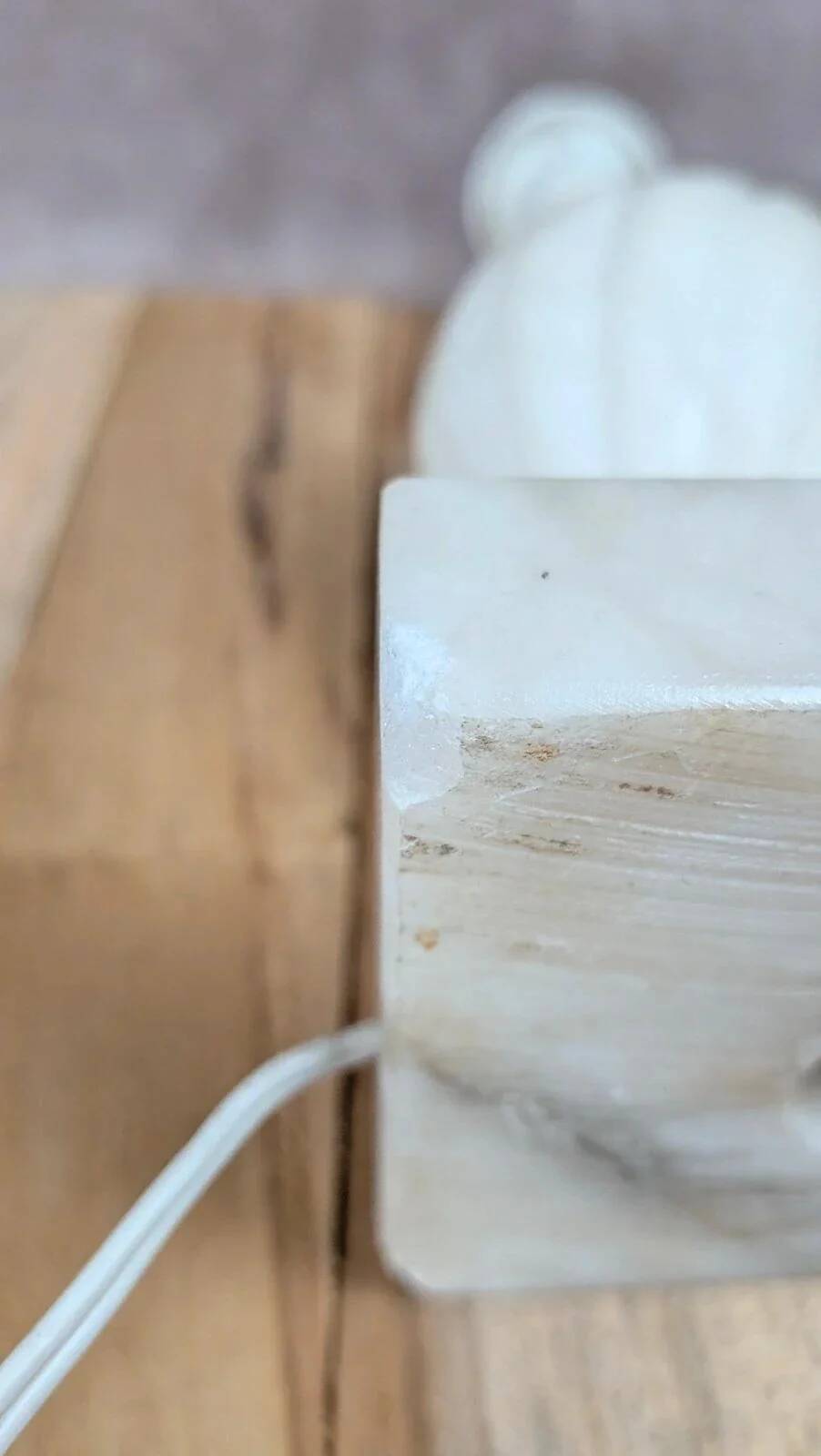 Vintage alabaster lamp