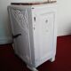 Art Deco bedside table top red marble