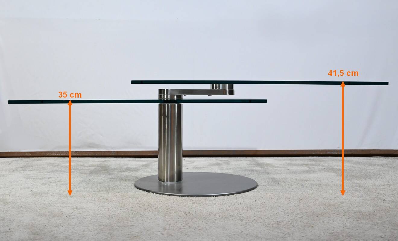 Modular coffee table roche bobois double top - 1970