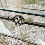 Wrought iron coffee table