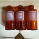 Lot de trois flacons de pharmacie