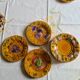 10 Sarreguemines fruit slushie dessert plates