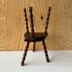 Duo of cowherd stools