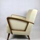 German Art Deco Beige Armchair, 1960s