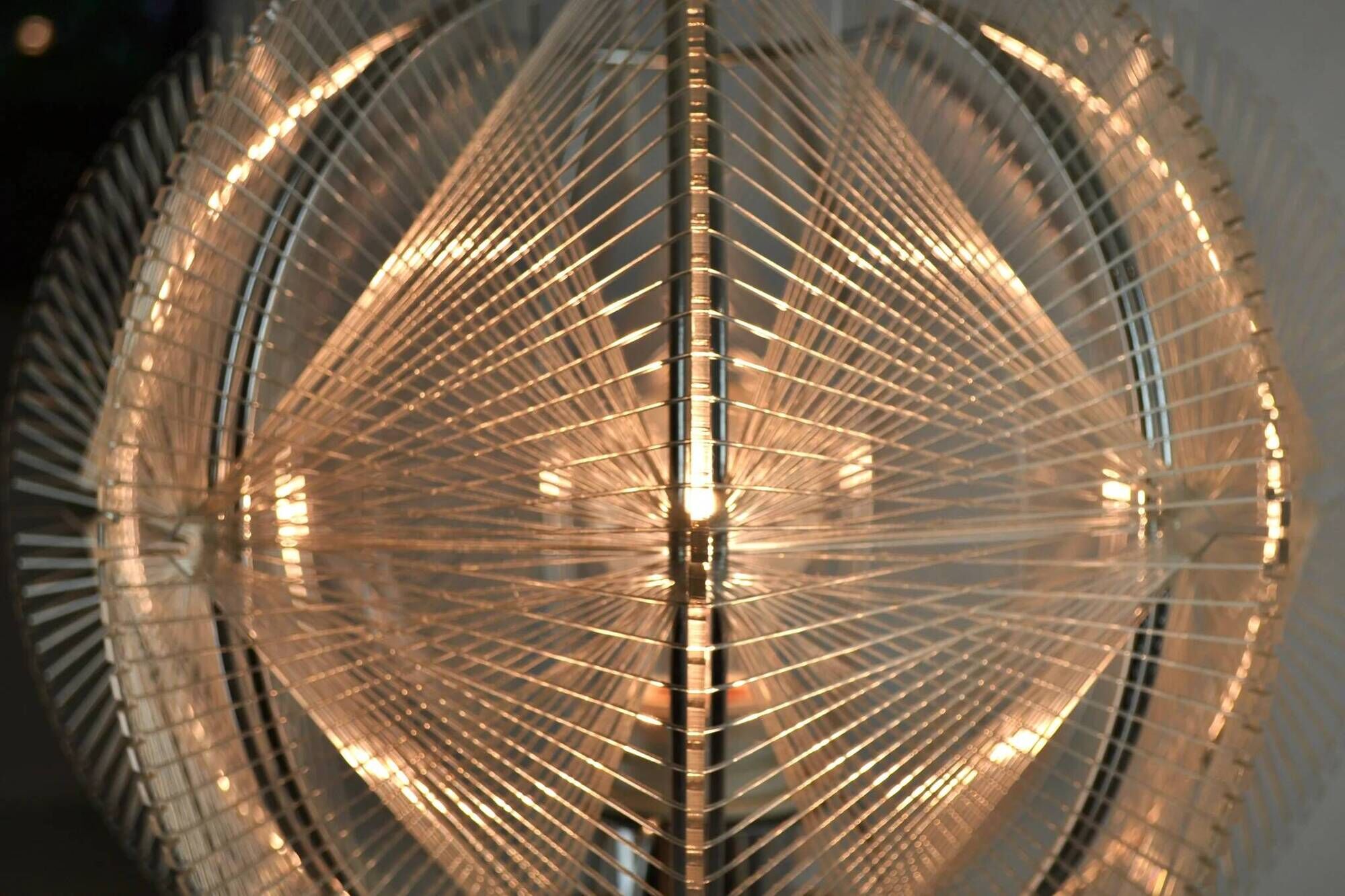 Neo floorlamp by Cottex, Sweden – plexiglas and nylon wire, 1990’s