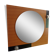 wall mirror on golden oak from the 60s 70x60cm