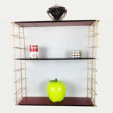 Shelf vintage Golden and 3 trays