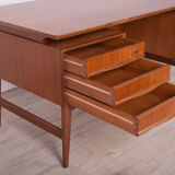 Mid-Century Freestanding Teak Desk, 1960s