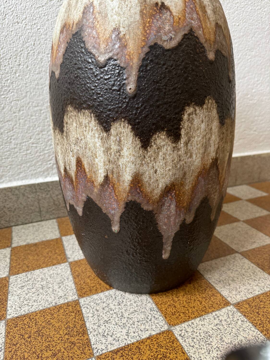Large West Germany ceramic vase from the 60s