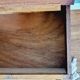 Bench chest veneer oak and rattan