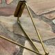 Diabolo wall lamp lunel yellow in the style of René Mathieu Guariche, star sheet metal.