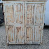 Two-door shabby cabinet