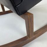 Fauteuil à bascule vintage, Tchécoslovaquie, années 1970