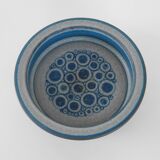 Blue ceramic bowl, Danish design, 1960s, manufacturer: MA&S, designer: Mari
