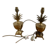 Pair of pineapple lamp legs