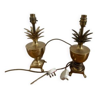 Pair of pineapple lamp legs