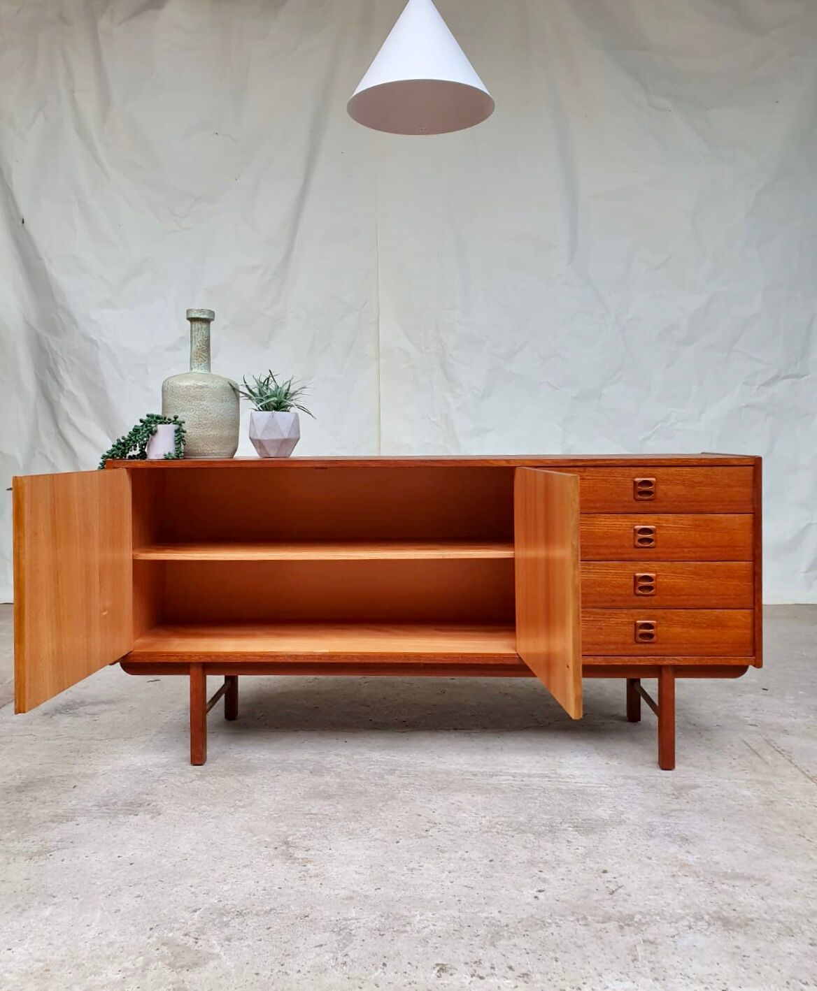 Danish sideboard with key