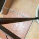 Vintage industrial metal stool