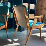 Trio of vintage armchairs