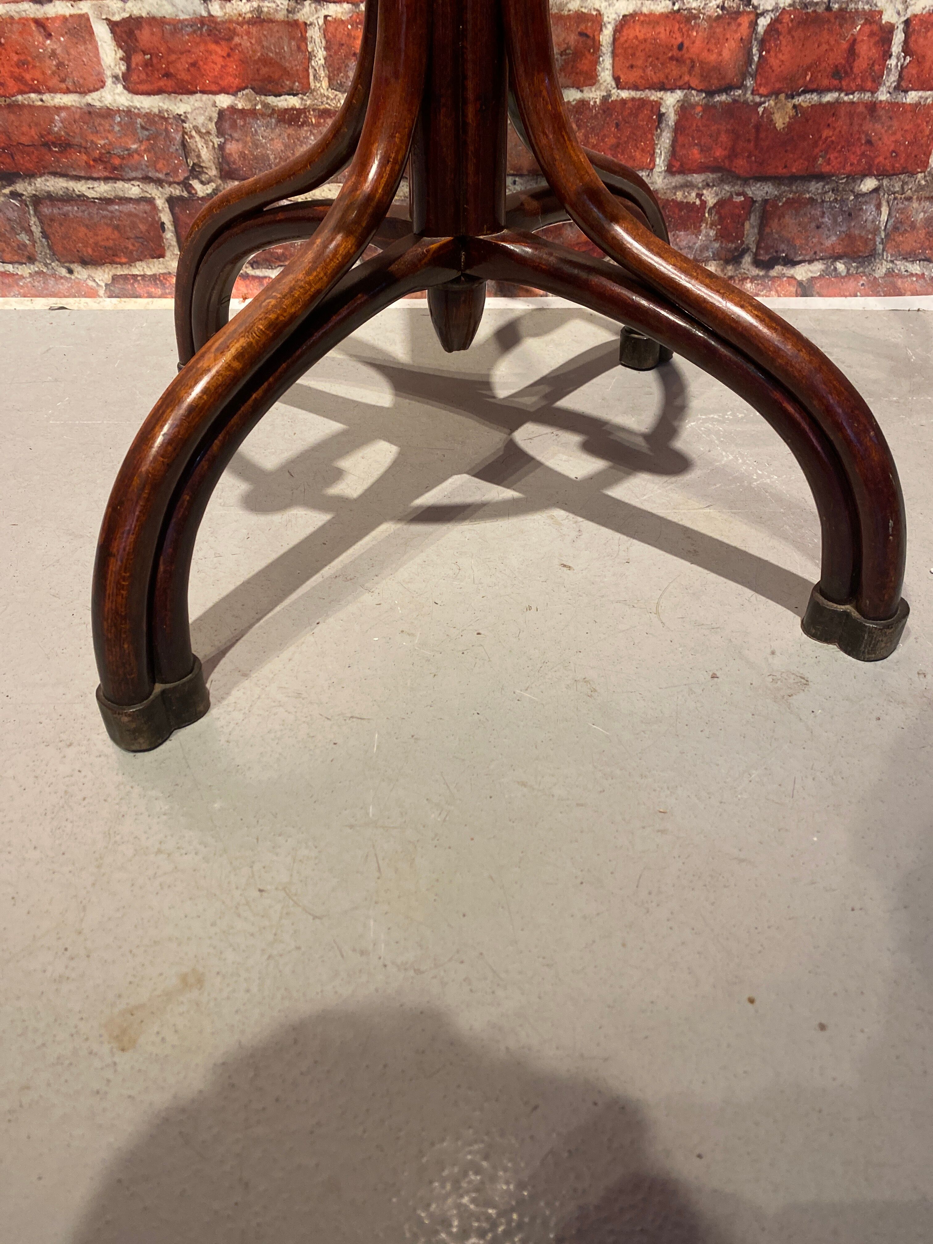 Wooden parrot coat rack