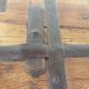 Old Vintage Indian Box on Wooden Wheels Early 20th S