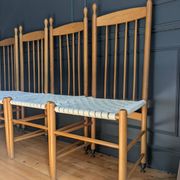 Rare ensemble de six chaises modele"Racine" de Roche Bobois.