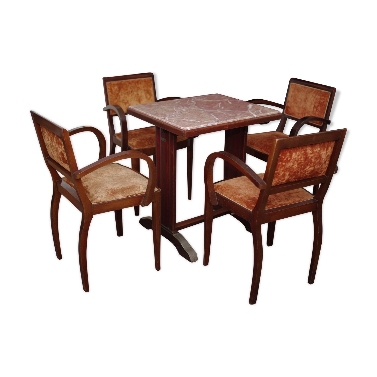 Table de bistrot avec chaises  Selency