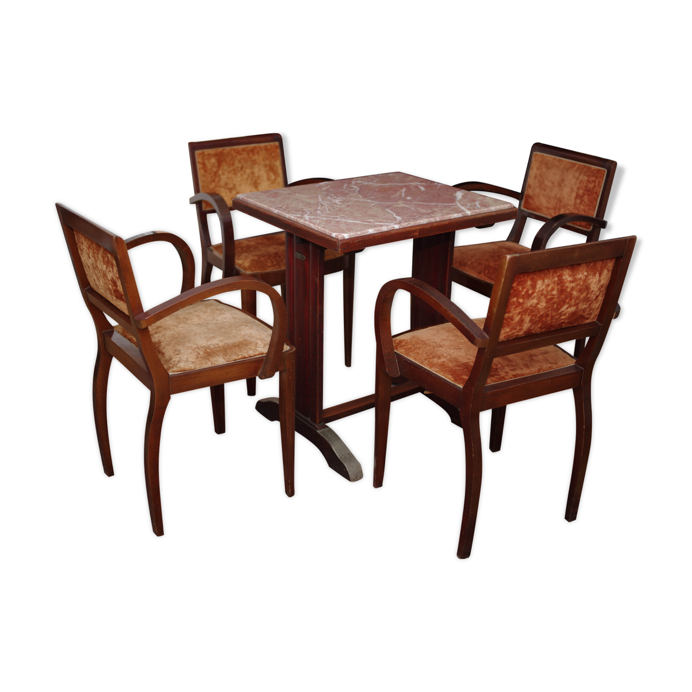 Table de bistrot avec chaises  Selency