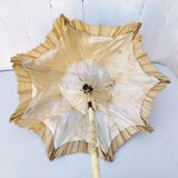 Old silk and carved ivory umbrella
