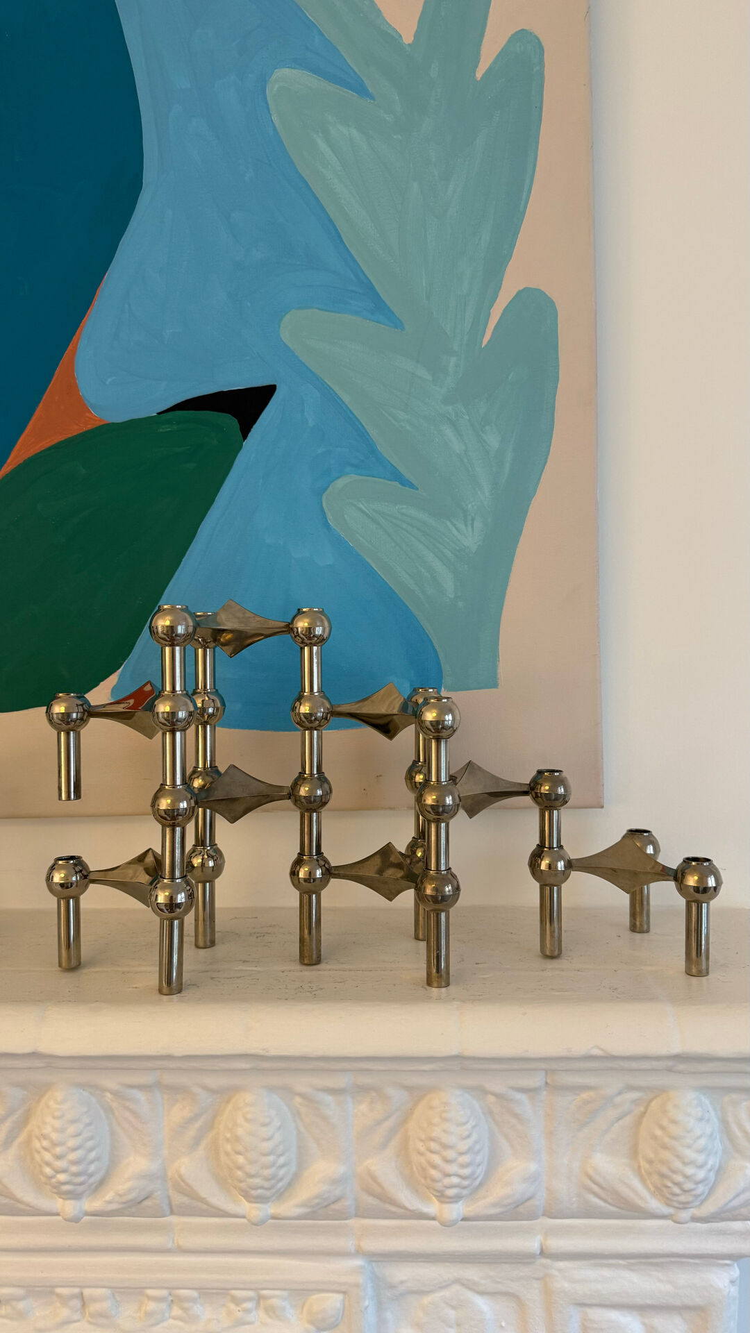 Set of 8 Stoff de Nagel candle holders