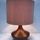 70s rust tone ceramic lamp base