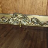 Old Large golden mirror/knot decoration 76x102cm
