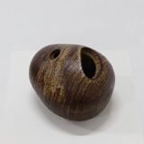 Large Studio Ceramic Free Form Pebble Stone Vase by Jaan Mobach 1967