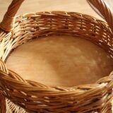 Handmade wicker bottle holder