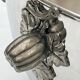 Vintage Italian Silver-Coloured Champagne Bath on Ball Feet