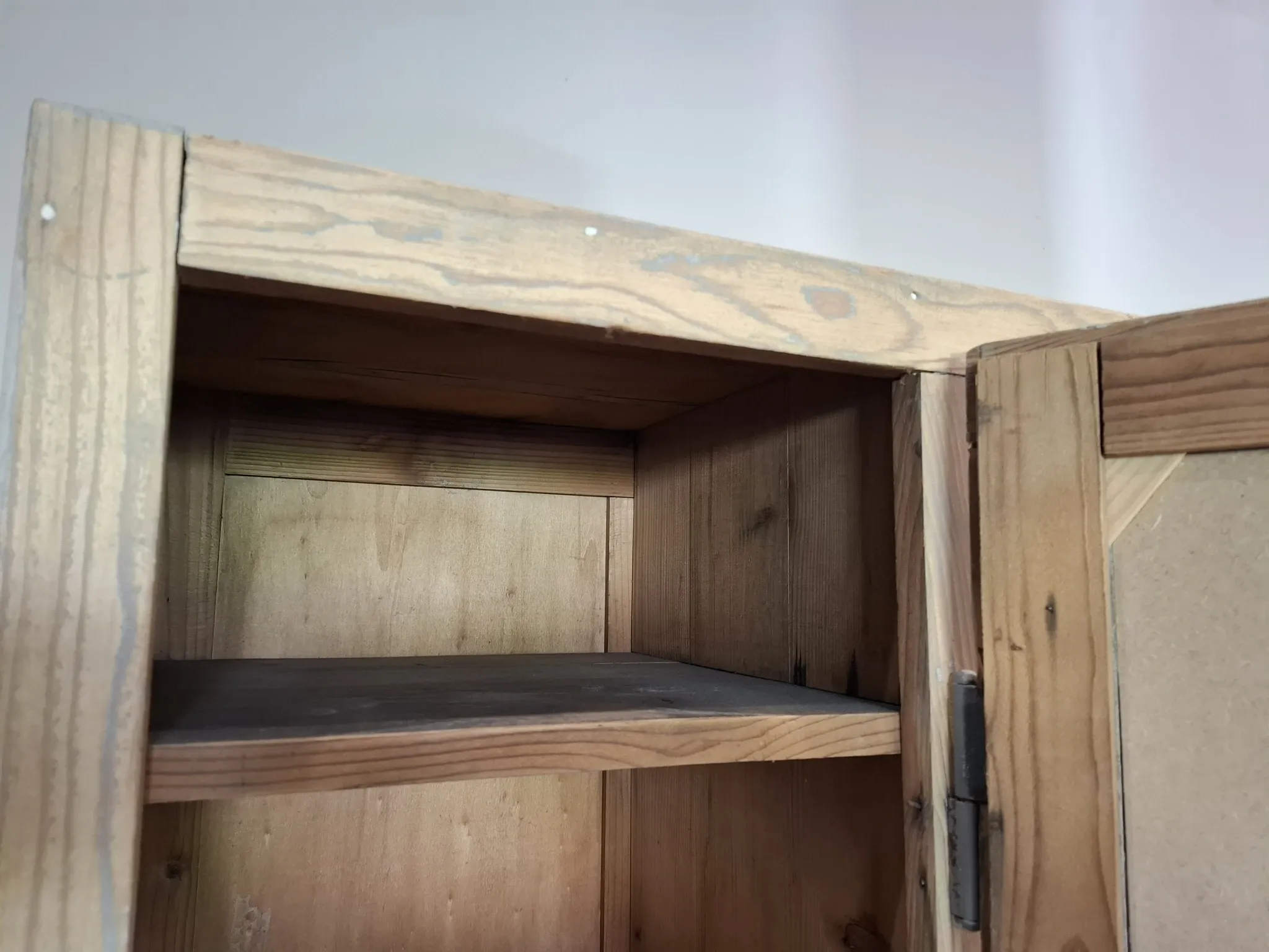 Wooden changing rooms