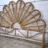 Handmade wicker headboard