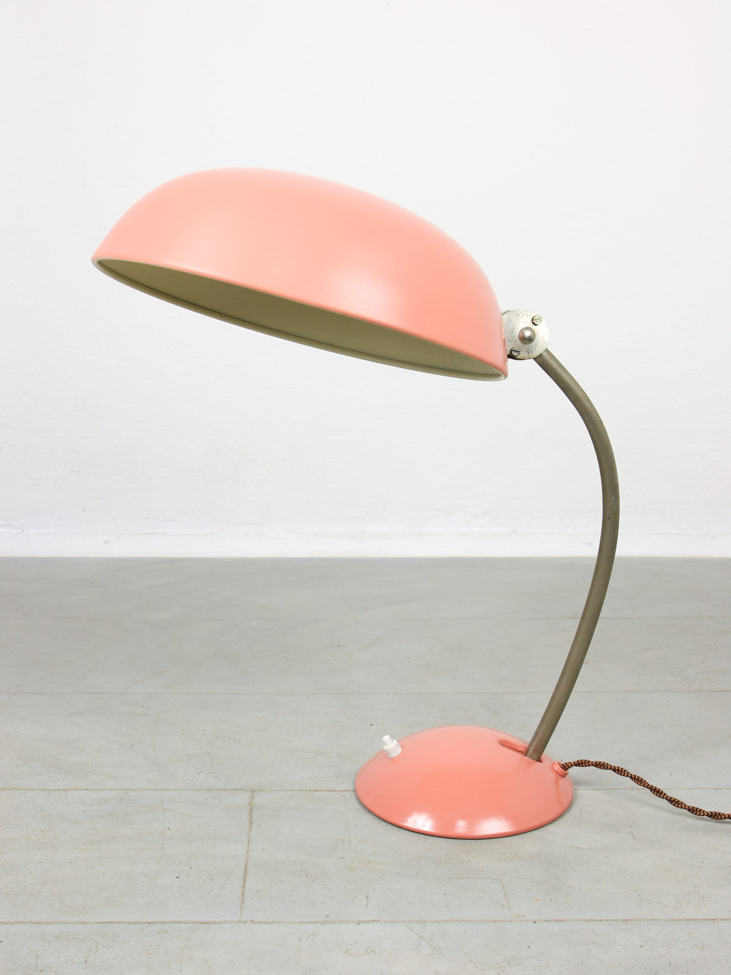 Bauhaus Salmon Table Lamp, 1930s