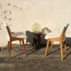 Paire de chaises scandinaves 1960