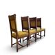 four Victorian dining chairs