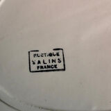 Plat en faïence Salins
