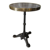 Table bistrot ronde pied fonte