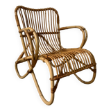 Rattan armchair